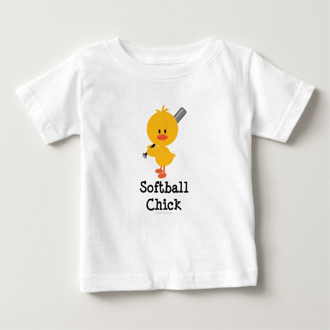 Softball Chick Infant Tee (Front)