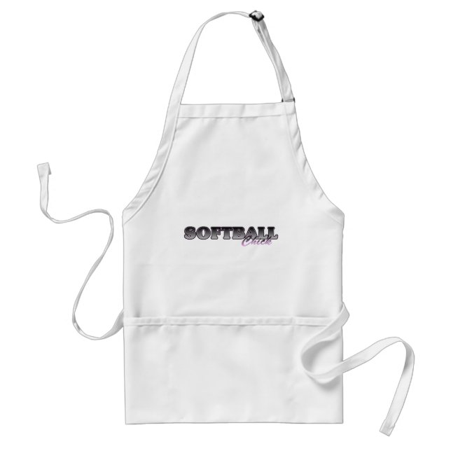 Softball Chick Standard Apron (Front)