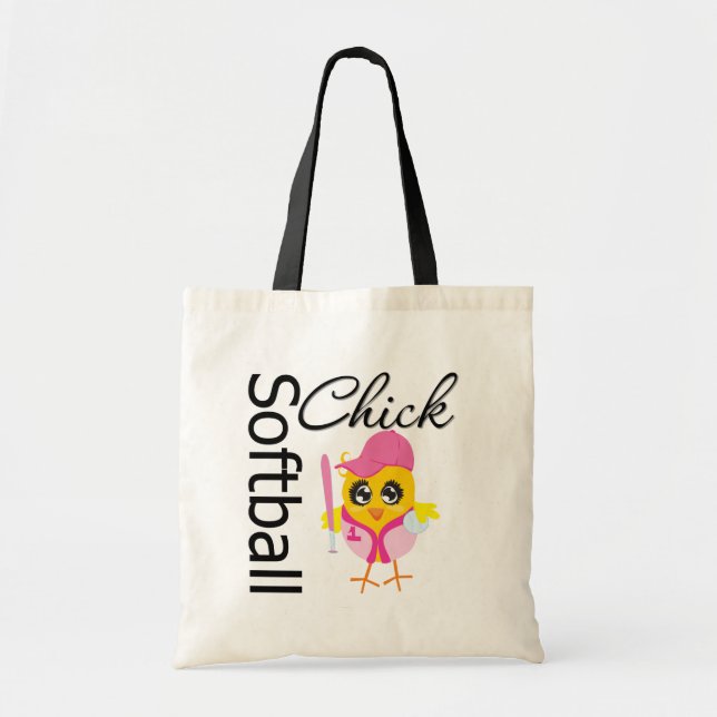 Softball Chick Tote Bag (Front)