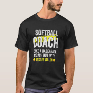 Softball Coach Definition Adult Humour Softball Co T-Shirt