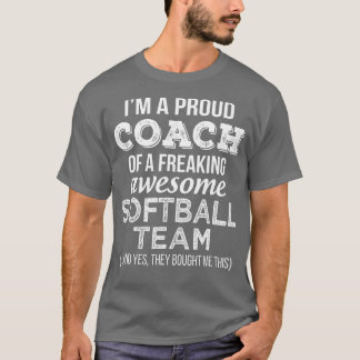 Softball Coach  Funny Thank You Appreciation Gift  T-Shirt