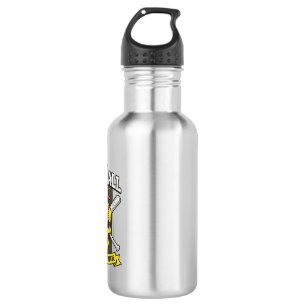 Softball Dad Daughter League Vintage Vector Design 532 Ml Water Bottle