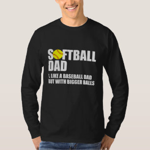 Softball Dad Definition Funny T-Shirt