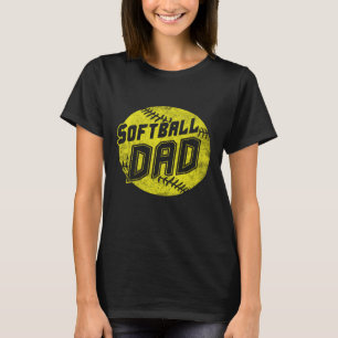 Softball Dad Fastpitch Father's Day T-Shirt
