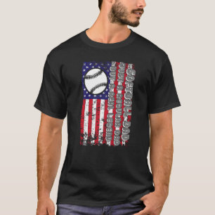 Softball Dad Just A Regular Dad But A Real Legend  T-Shirt