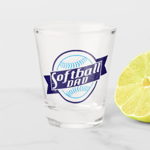 Softball Dad Shot Glass