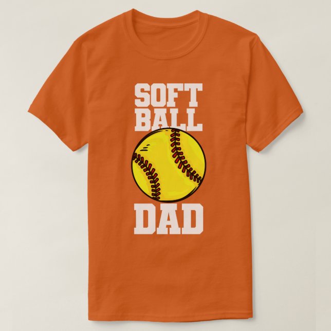 Softball Dad T-Shirt (Design Front)