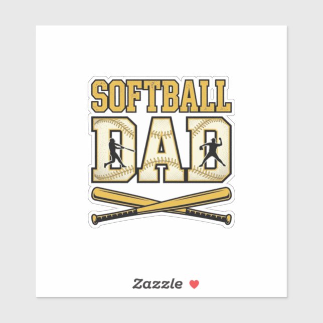 Softball Dad Vintage Engraving Bat Graphic_1 (Sheet)