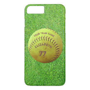 Softball Dirty Name Team Number Ball Phone Case