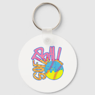 Softball Drip For Boys Ice Cream Drip Youth Boys S Key Ring