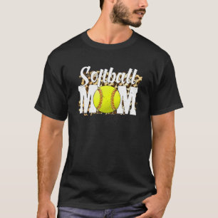 Softball Fans Leopard Women, Softball Mum Pullover