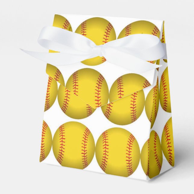 Softball Favour Boxes (Front Side)