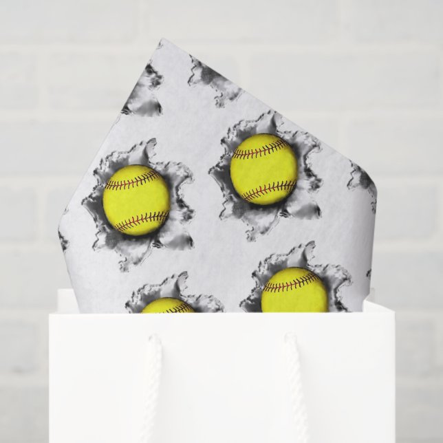Softball Gift Tissue Paper (Gift Bag)
