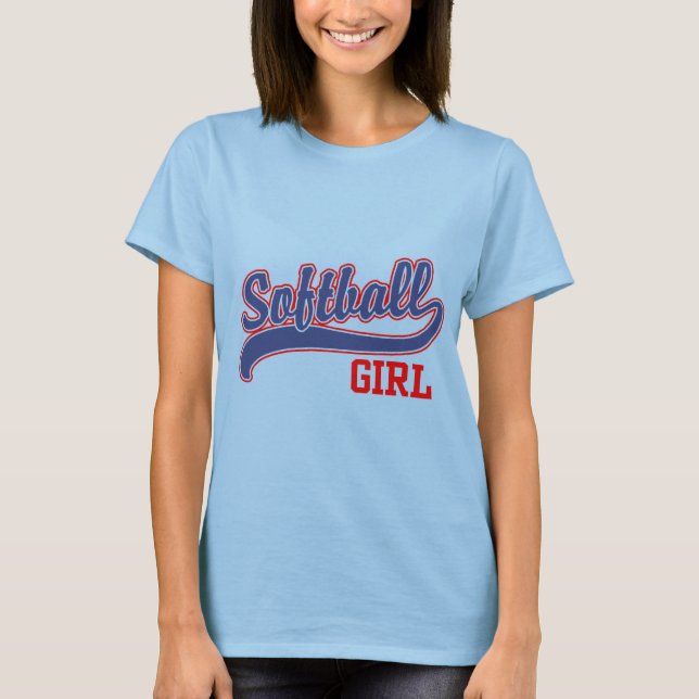 Softball Girl T-Shirt (Front)
