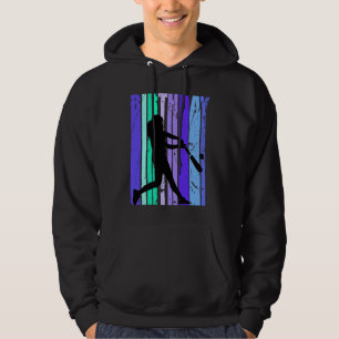 Softball Girls Baseball Daughter Queen Blue Teen T Hoodie