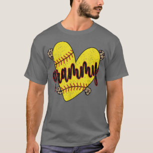 Softball Grammy Proud Softball Player Grammy T-Shirt