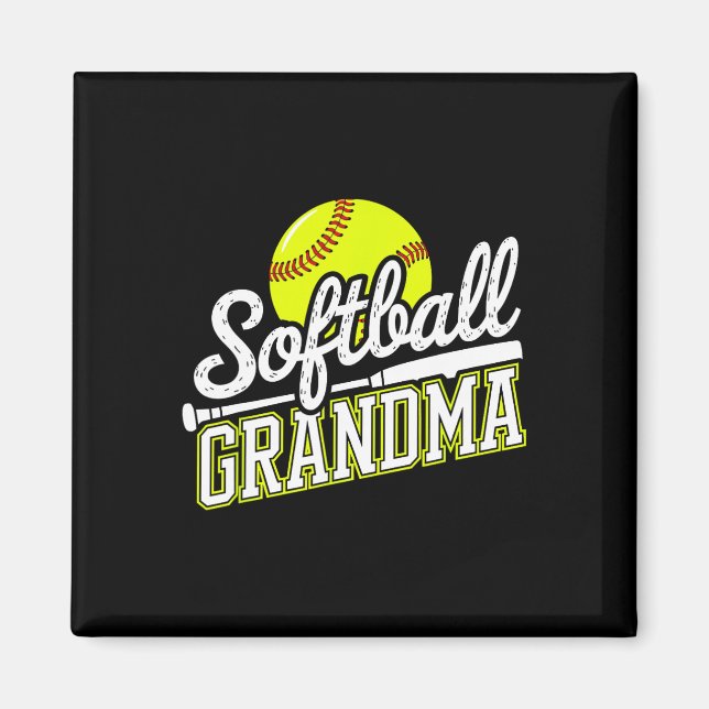 Softball Grandma _5  Magnet (Front)