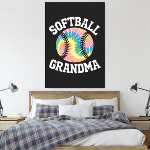 Softball Grandma Canvas Print