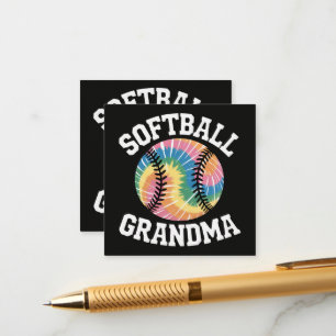 Softball Grandma Enclosure Card