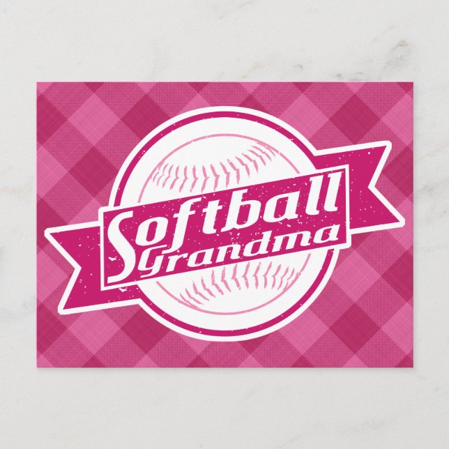Softball Grandma Postcards (Front)