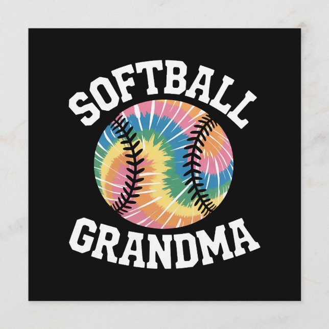 Softball Grandma Programme (Front)