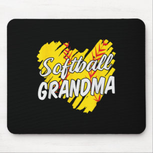 Softball Grandma, Softball Designs For Women Grand Mouse Pad