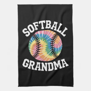Softball Grandma Tea Towel