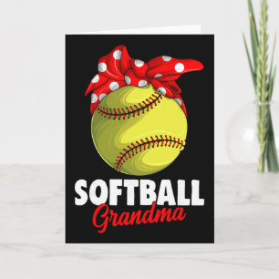 Softball Grandma Women _1 Card