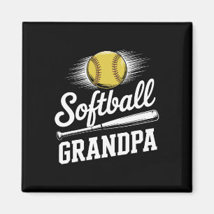 Softball Grandpa _2 Magnet
