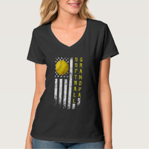 Softball Grandpa Definition Granddaughter's Bigges T-Shirt
