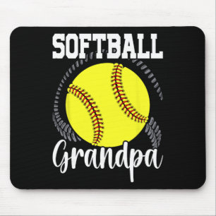 Softball Grandpa Grandfather Father's Day _1 Mouse Pad