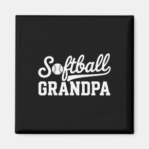Softball Grandpa Magnet