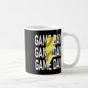 Softball Granny Game Day Graphic With Fun Vibes Ga Coffee Mug