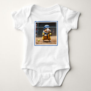 Softball Guinea Pig, Baby Bodysuit
