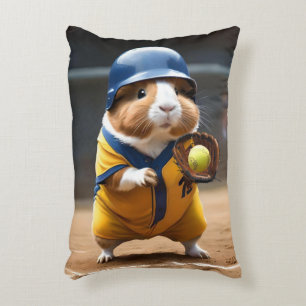 Softball Guinea Pig, Decorative Cushion
