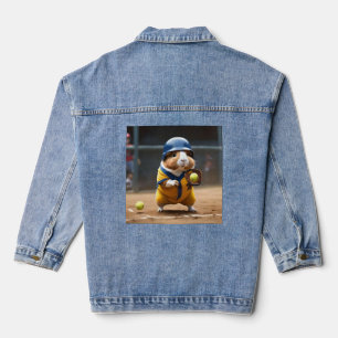 Softball Guinea Pig, Denim Jacket