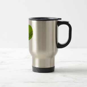 Softball Heart Travel mug