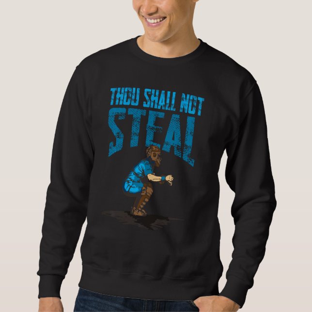 Softball Helmet Softball Uniforms Softball Catcher Sweatshirt (Front)