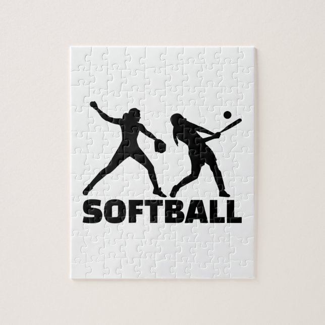 Softball Jigsaw Puzzle (Vertical)