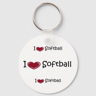 SOFTBALL key chain