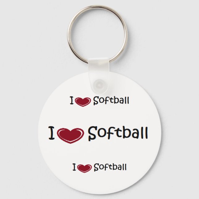 SOFTBALL key chain (Front)