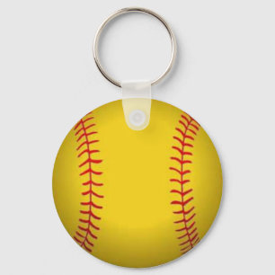 Softball Key Ring
