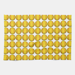 Softball Kitchen Towel