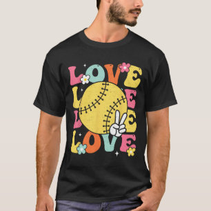 Softball Love Cute Softball Shirts For Women Mom T