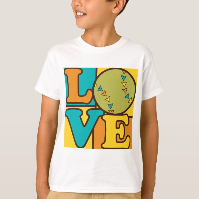 Softball Love T-Shirt (Front)