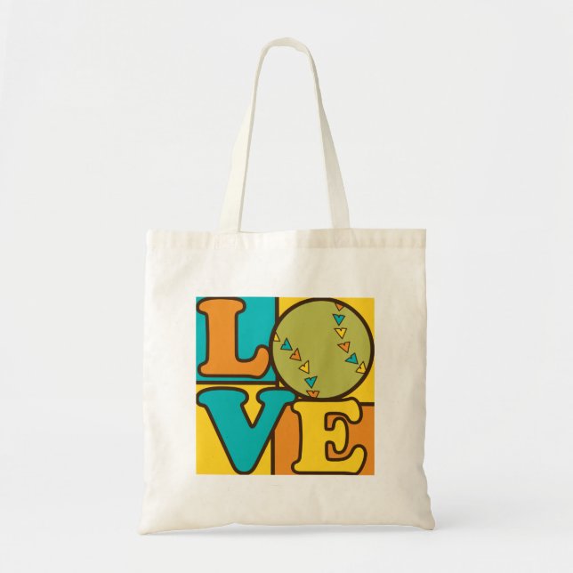 Softball Love Tote Bag (Front)