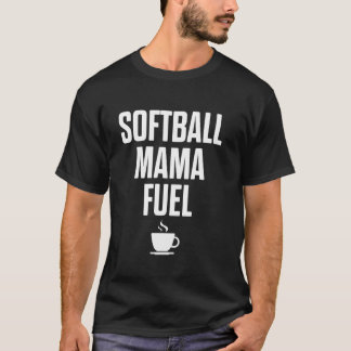 Softball Mama Proud Mum Team Player T-Shirt