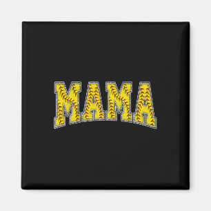 Softball Mama Softball Mom Mothers Day Women Proud Magnet