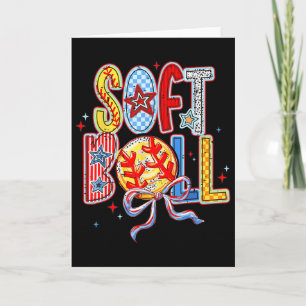Softball Mom Funny Baseball Mom Mother's Day Card