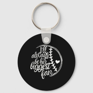 Softball Mom Shirt, Softball Gift I'll Always Be B Key Ring